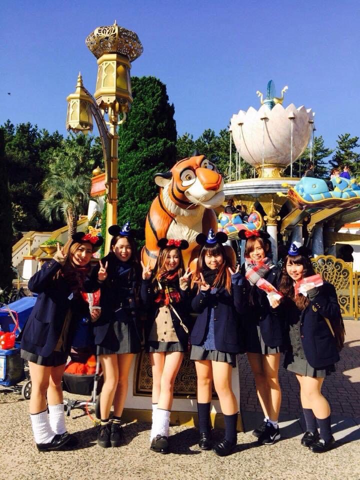 일본 테마파크에서 찍은 주연님 사진.