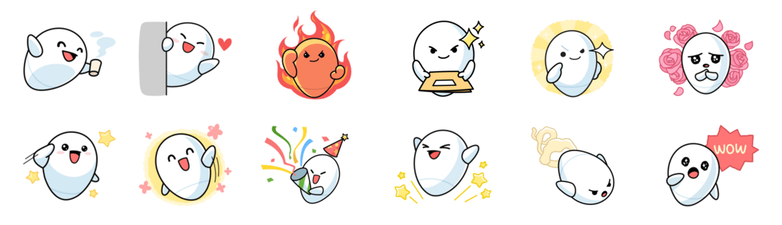 부 스티커 모음.