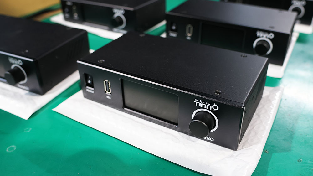 티노가 자체 개발한 인코더/레코더 이미지.