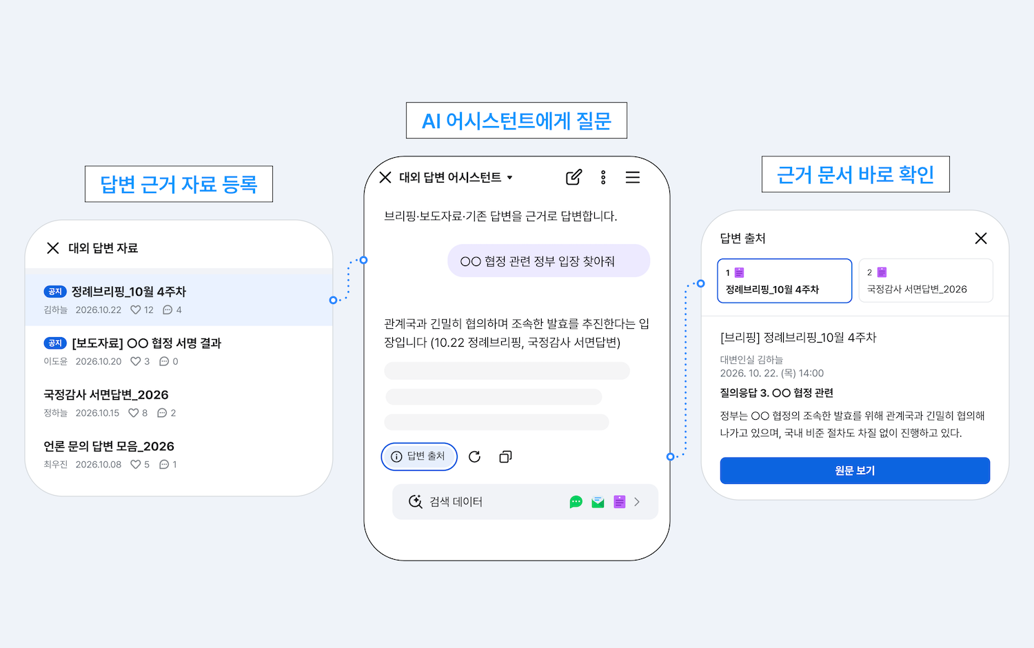 근거부터 답변까지, AI 어시스턴트와 함께